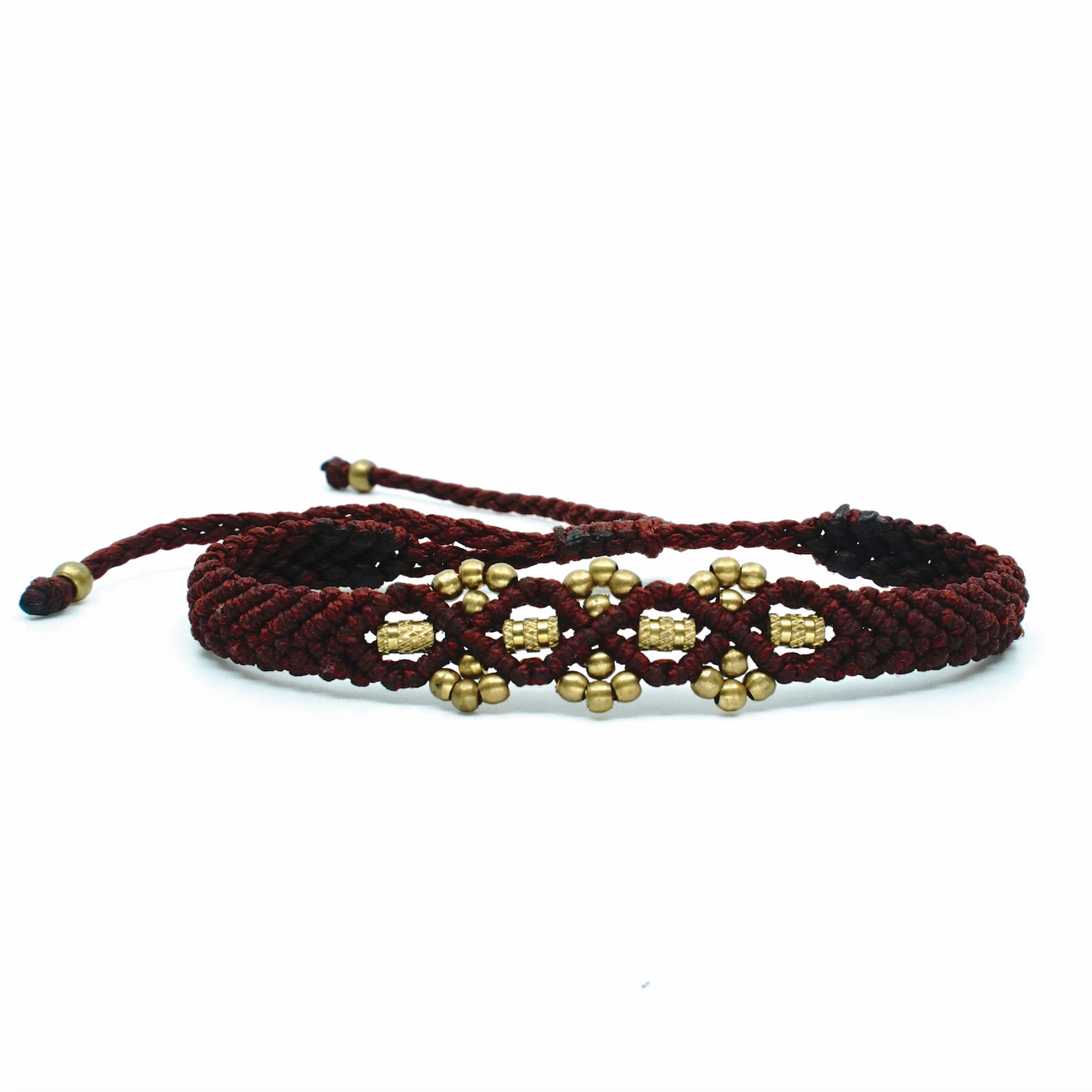 The Chaar Bracelet with Long Barrel Bead