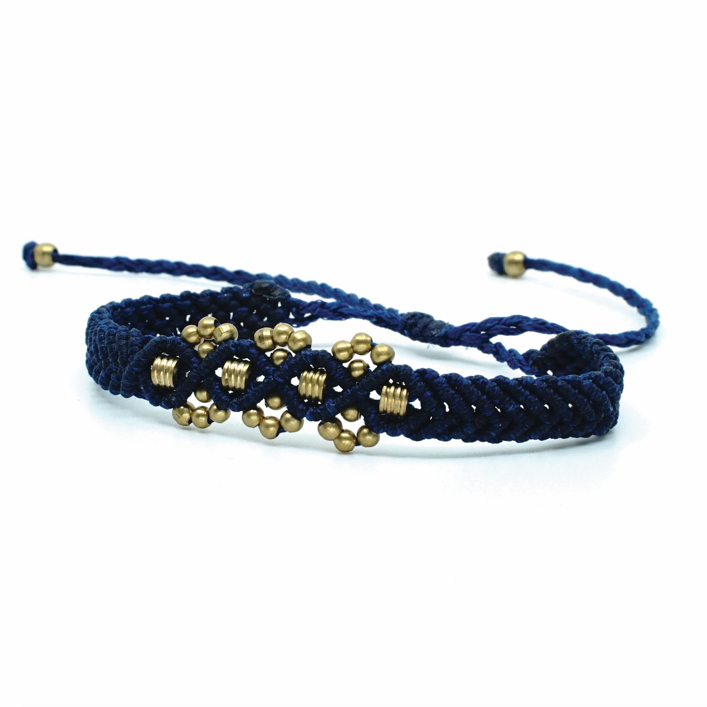 The Chaar Bracelet with Short Barrel Bead