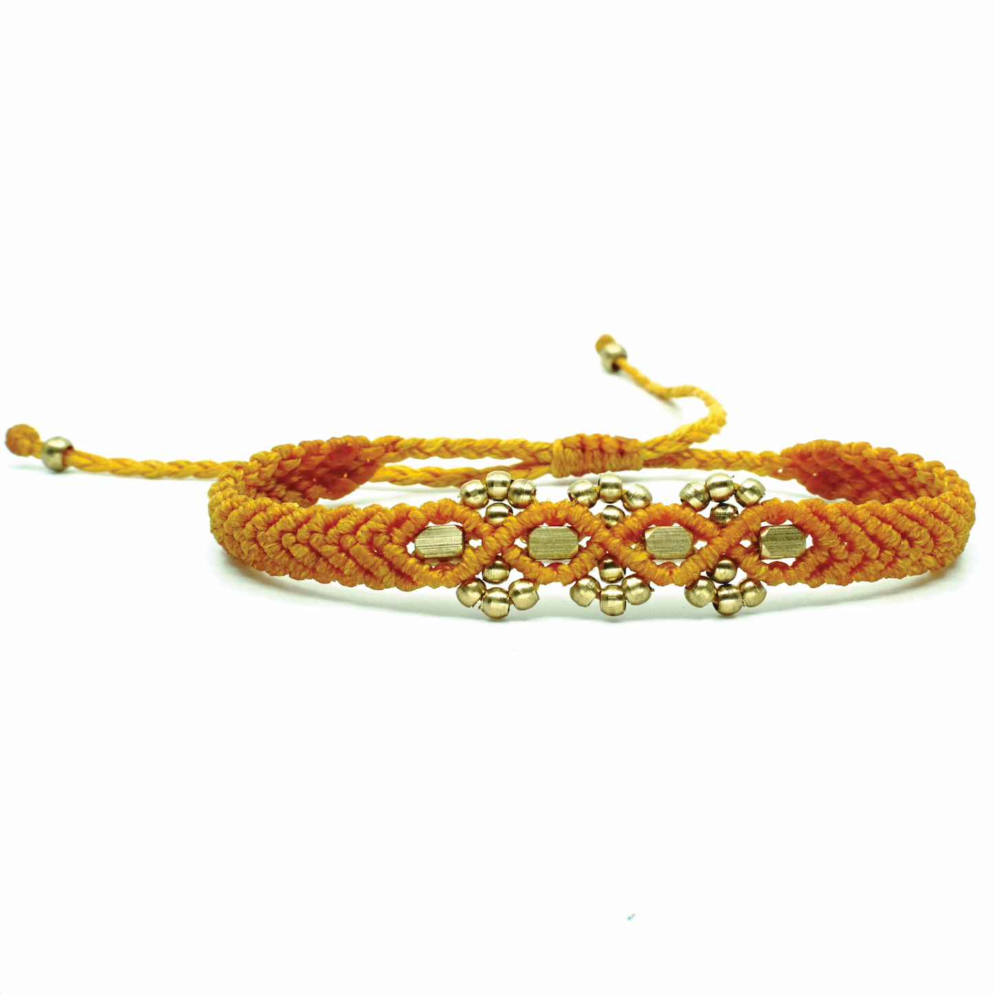 The Chaar Bracelet with Flat Bead