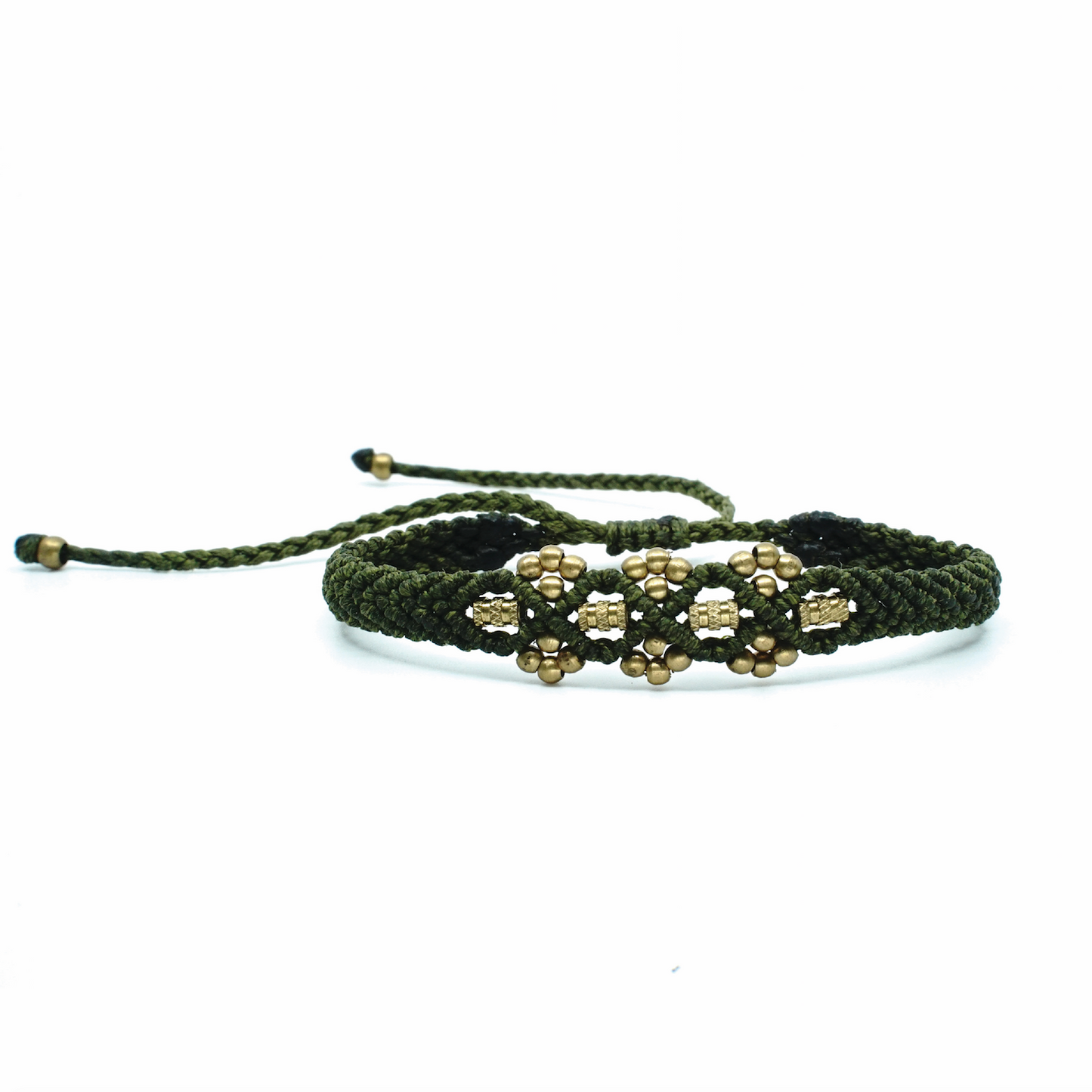 The Chaar Bracelet with Long Barrel Bead