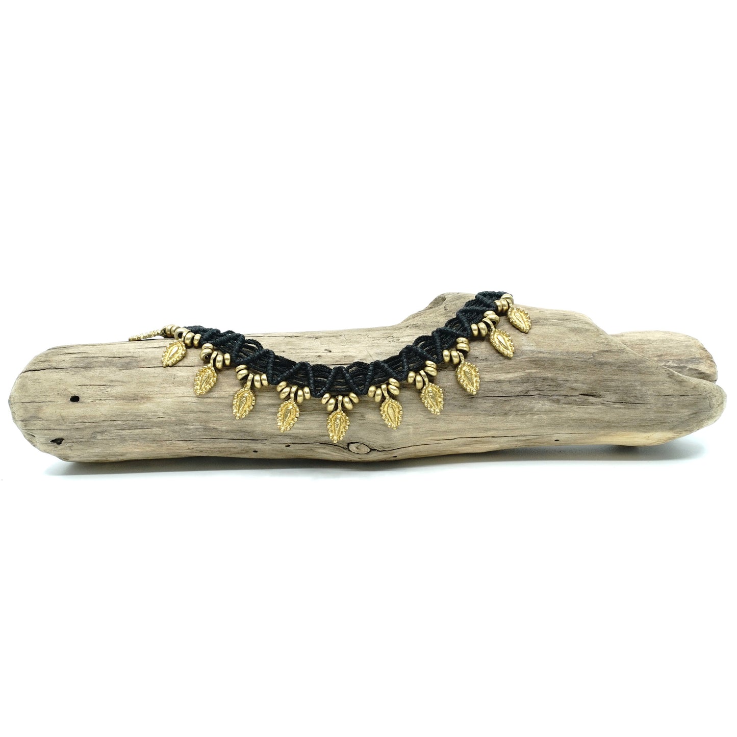 The Caviar Featherdrop Anklet