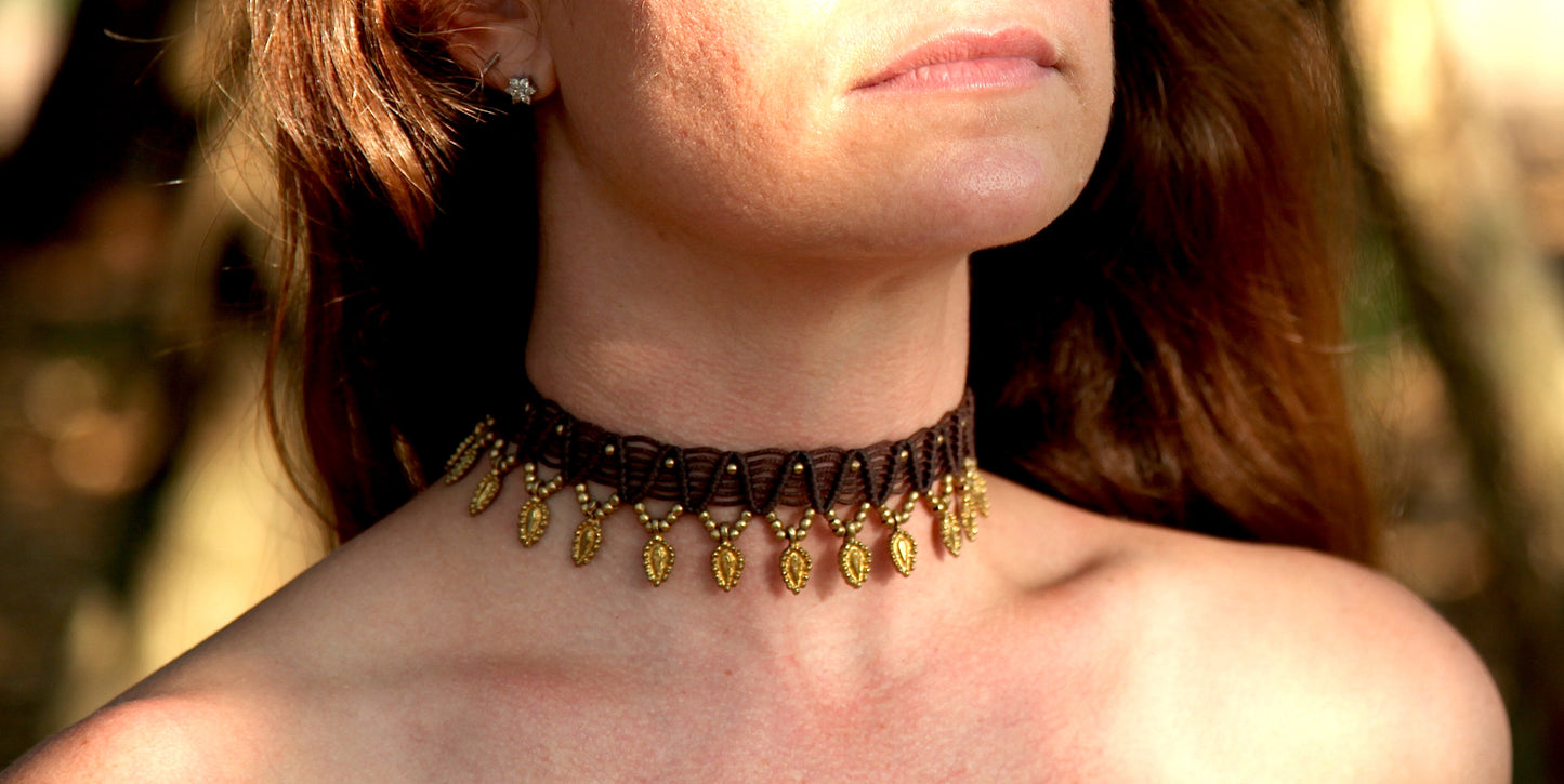 The Caviar Featherdrop Necklace