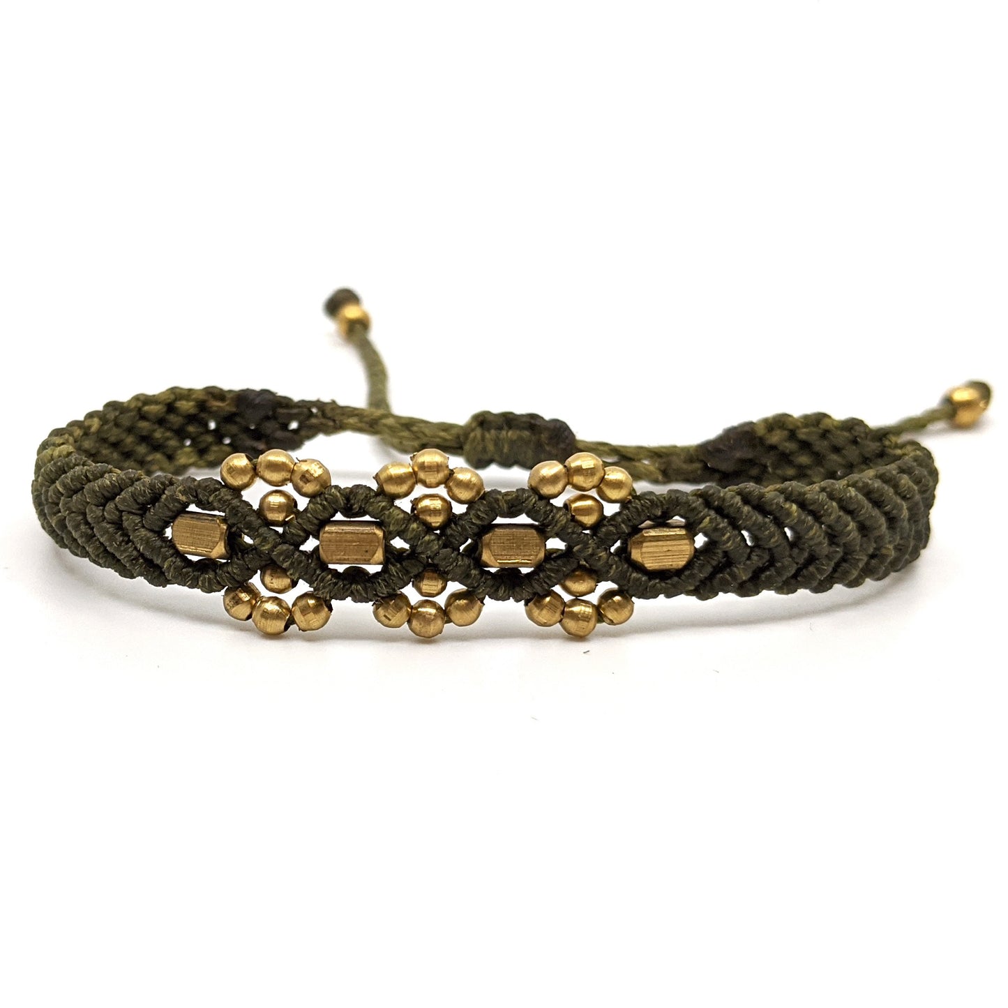 The Chaar Bracelet with Flat Bead
