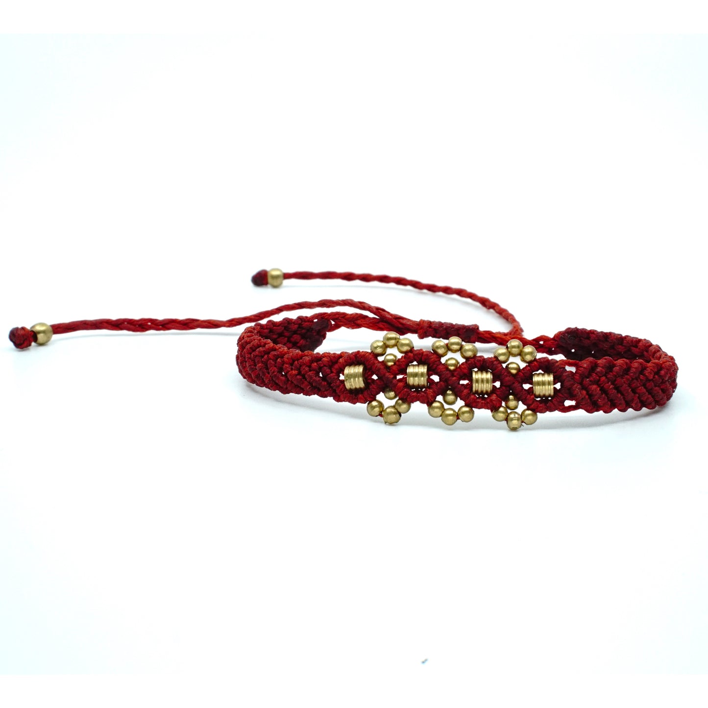The Chaar Bracelet with Short Barrel Bead