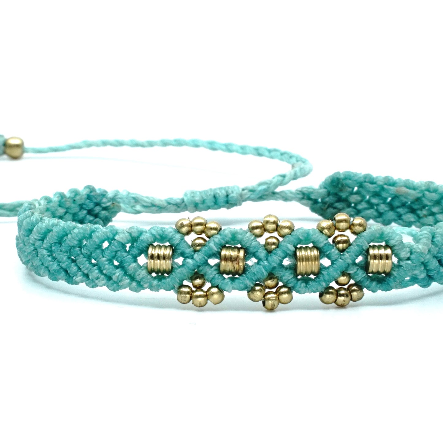 The Chaar Bracelet with Short Barrel Bead