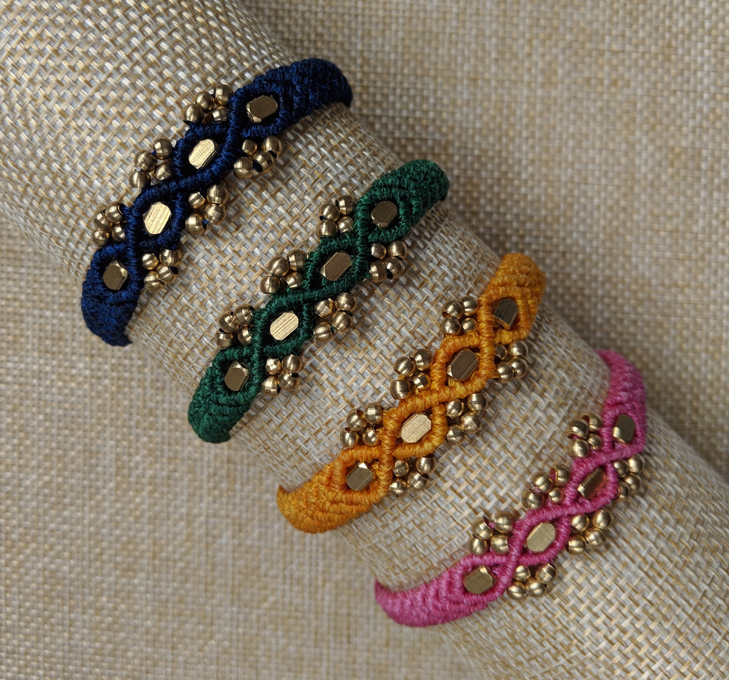 The Chaar Bracelet with Flat Bead