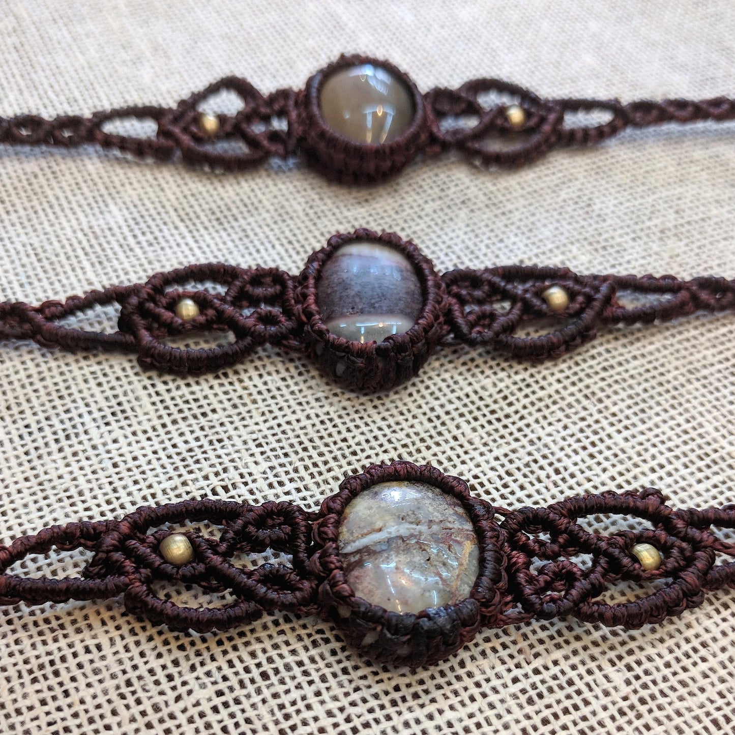 The Chalo Headdress/Choker - Red Blackened