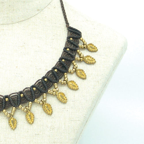 The Caviar Featherdrop Necklace
