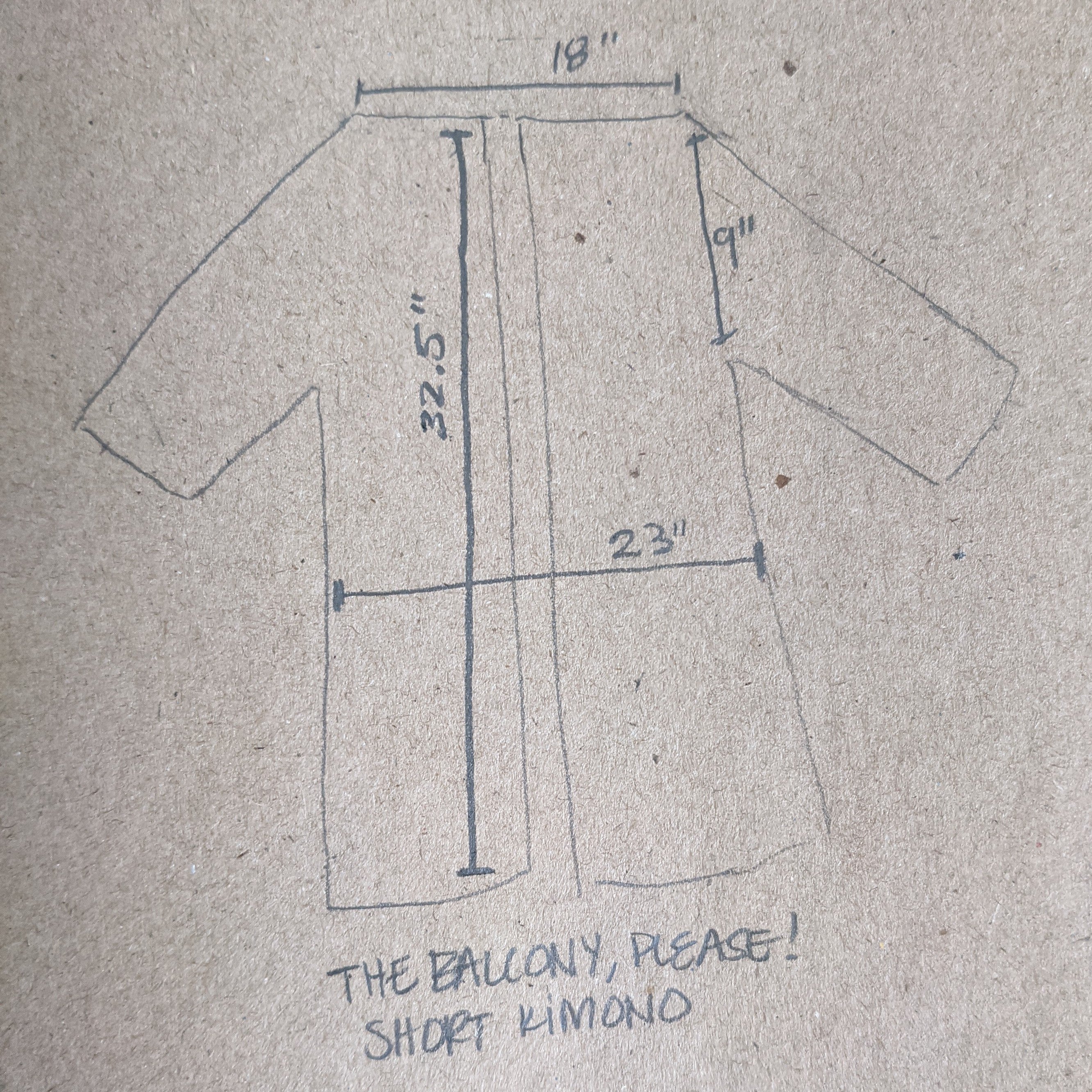 The Balcony, Please! Short Kimono #20