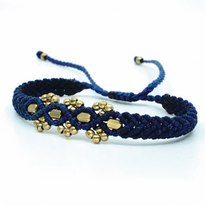 The Chaar Bracelet with Flat Bead