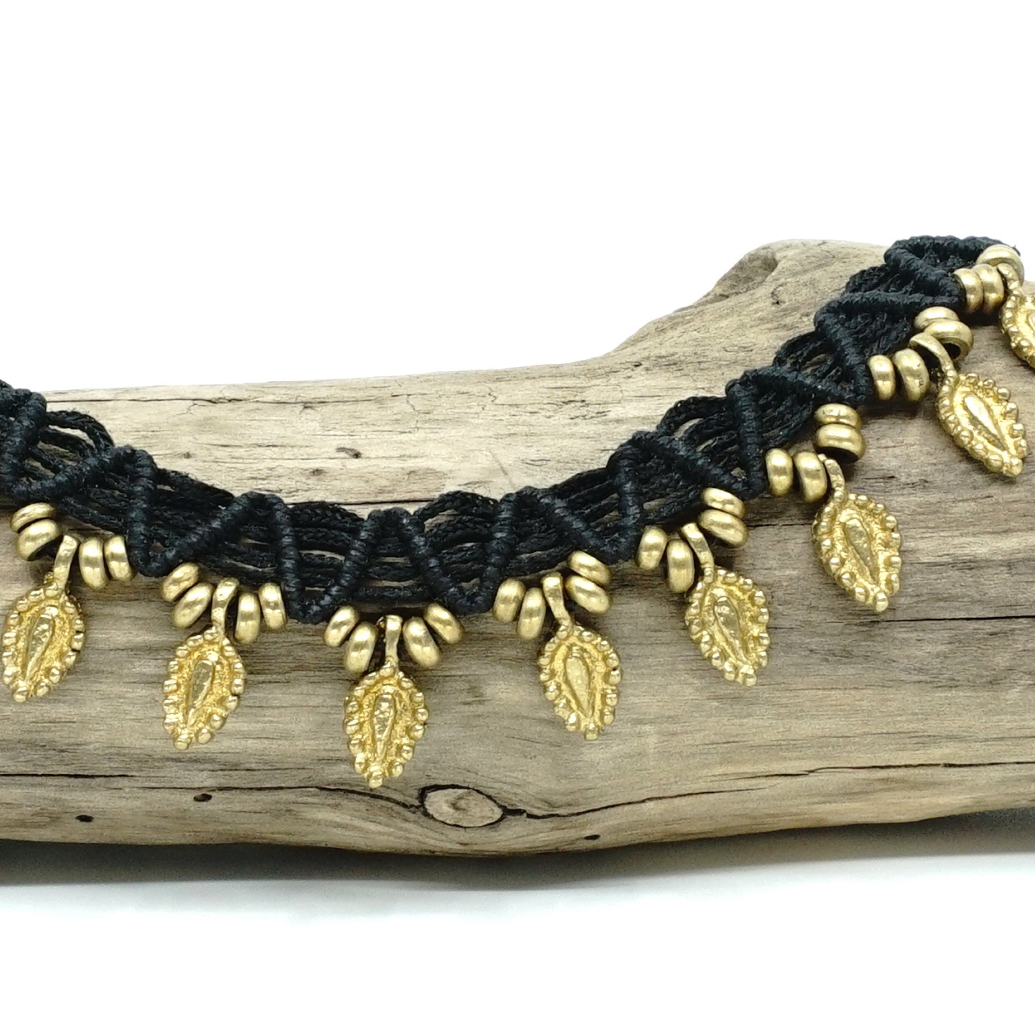 The Caviar Featherdrop Anklet