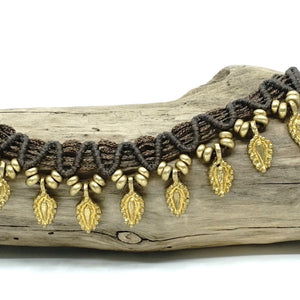 The Caviar Featherdrop Anklet