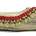 The Caviar Featherdrop Anklet