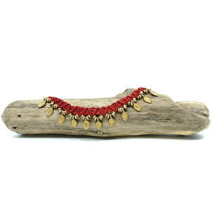 The Caviar Featherdrop Anklet