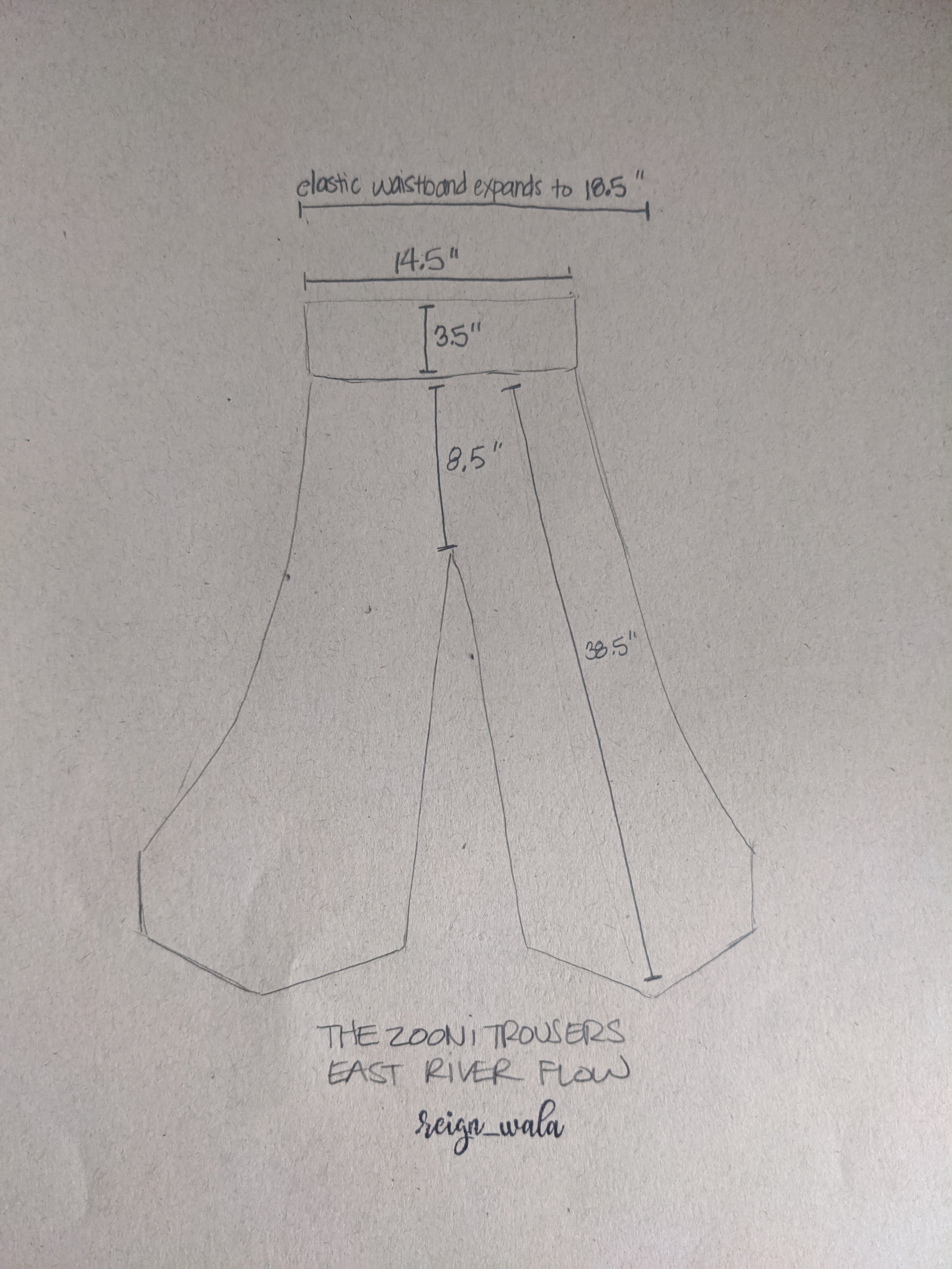The Zooni Trousers #8 — East River Flow