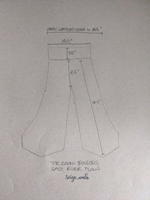 The Zooni Trousers #9A — East River Flow