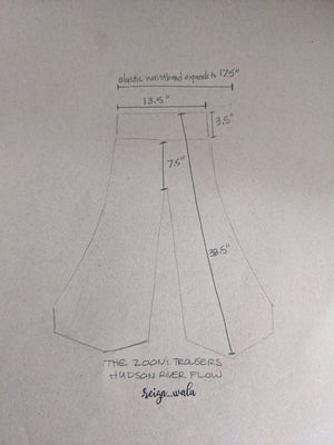 The Zooni Trousers #44 — Hudson River Flow