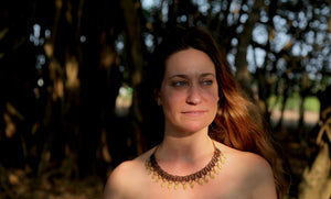 The Caviar Featherdrop Necklace